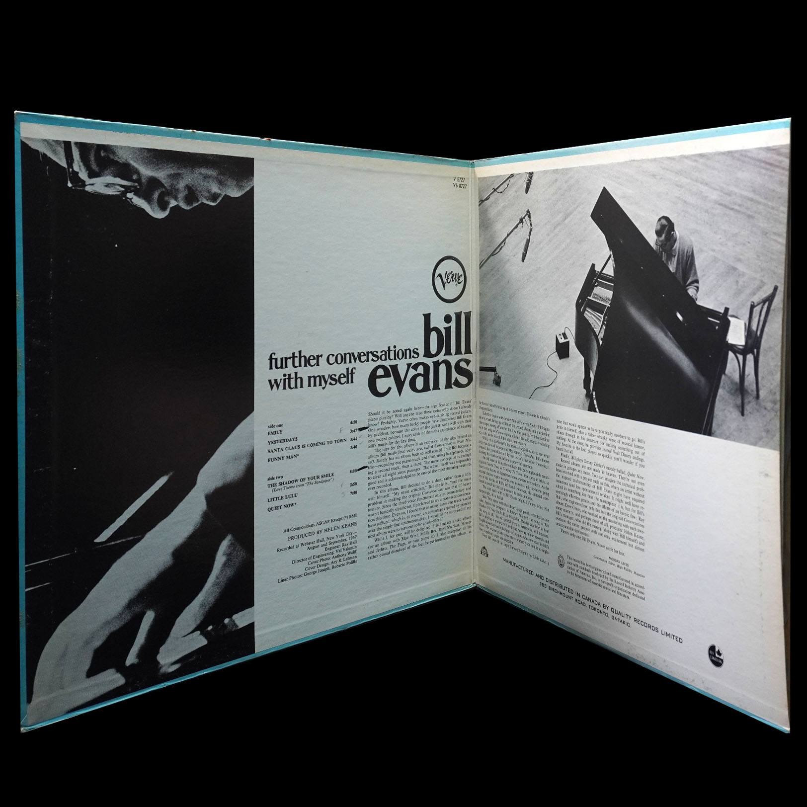 LP Bill Evans — Further Conversations With Myself фото 5