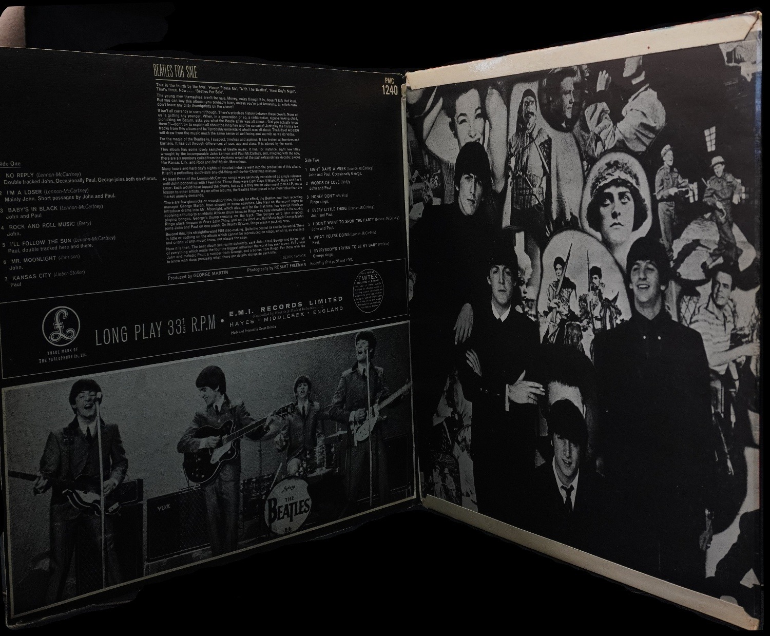 LP Beatles — Beatles For Sale (моно) фото 3