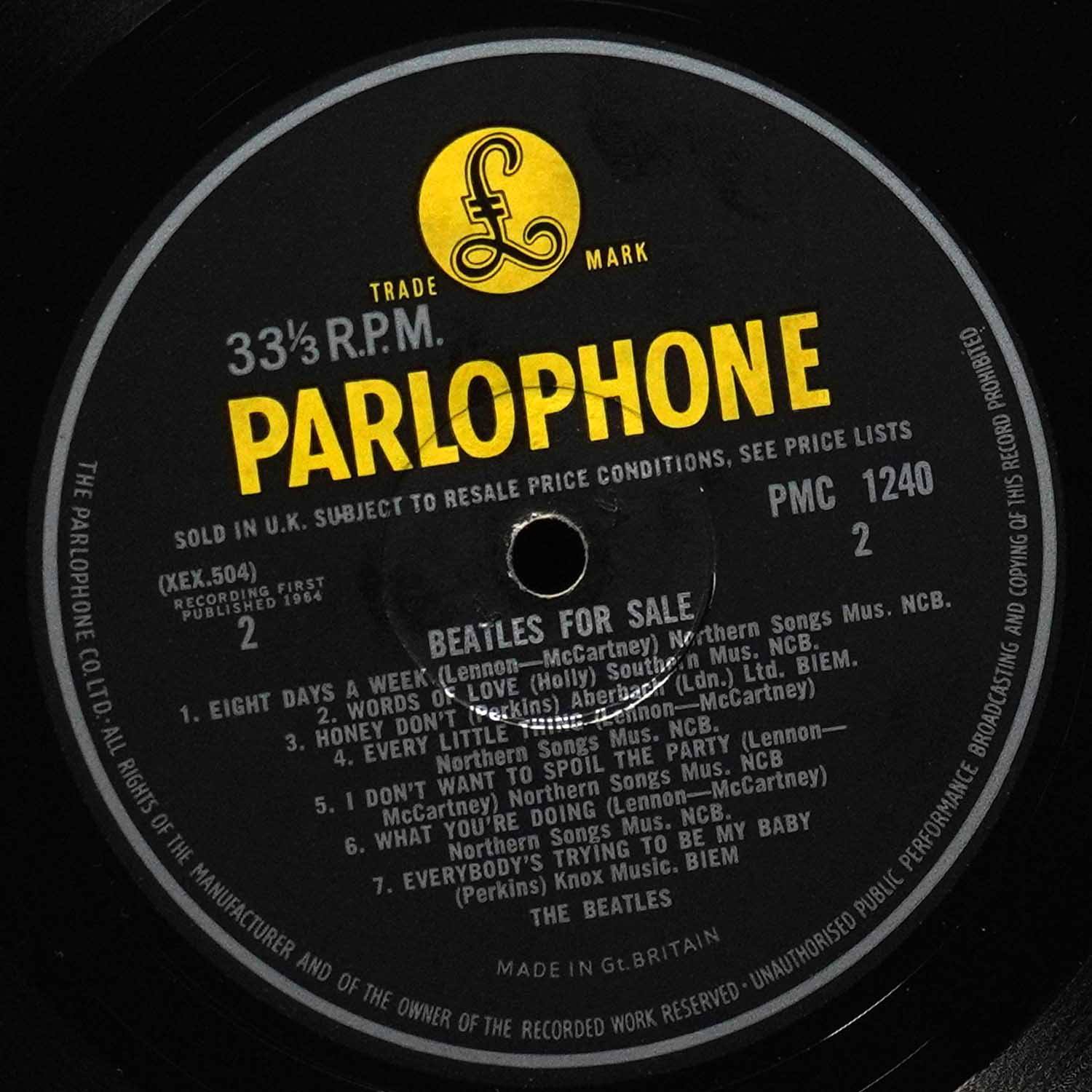 LP Beatles — Beatles For Sale (моно) фото 5