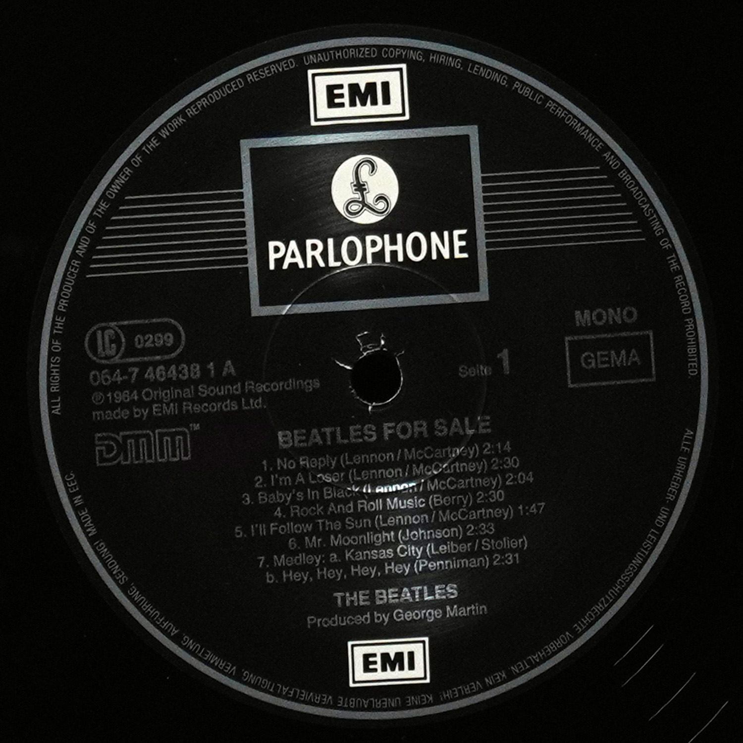 LP Beatles — Beatles For Sale (моно) фото 3