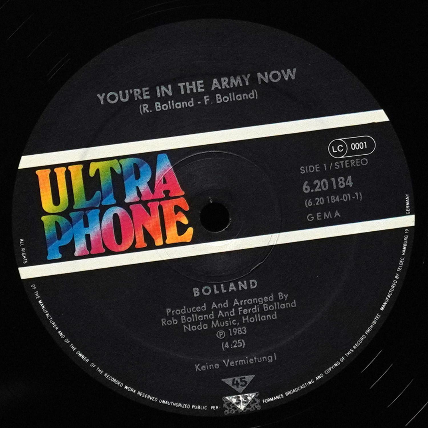 LP Bolland & Bolland — You're In The Army Now (макси сингл) фото 2