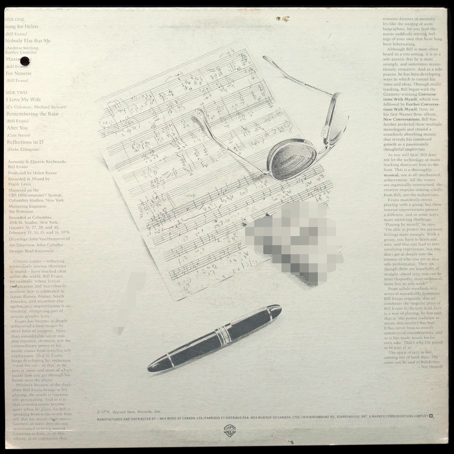 LP Bill Evans — New Conversations фото 2