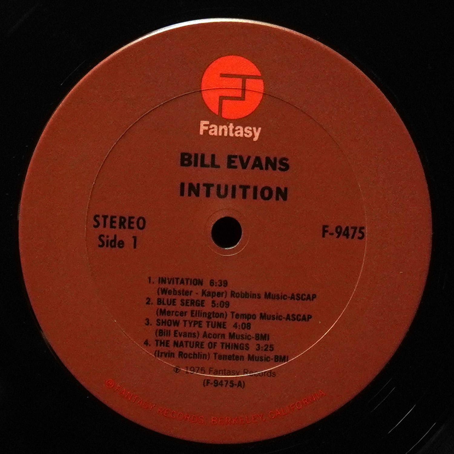 LP Bill Evans — Intuition фото 3