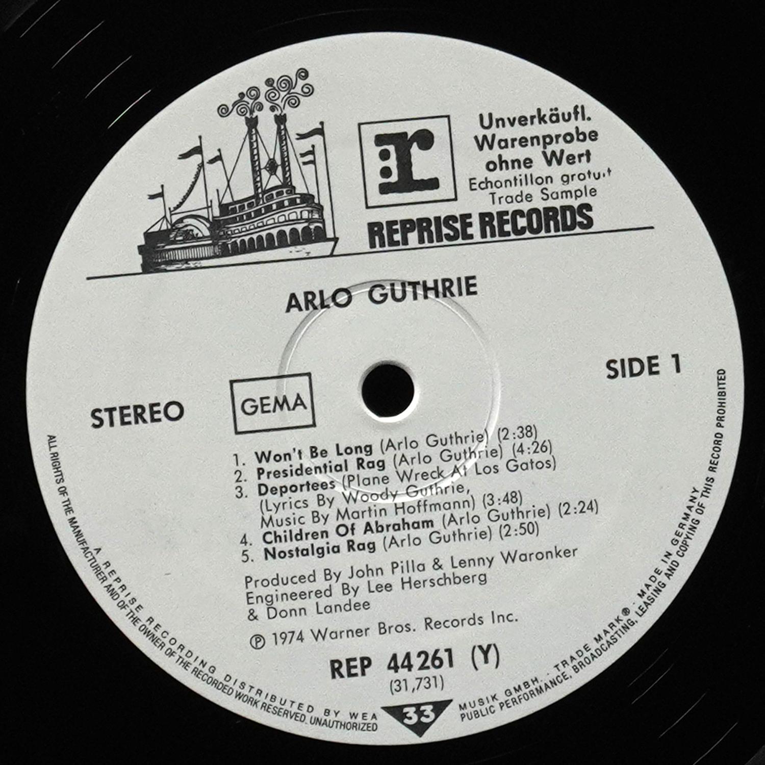 LP Arlo Guthrie — Arlo Guthrie фото 2