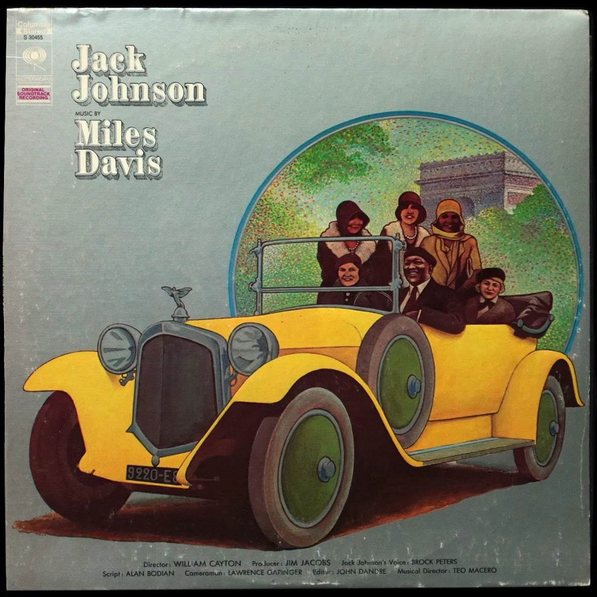 LP Miles Davis — Jack Johnson (Original Soundtrack Recording) фото