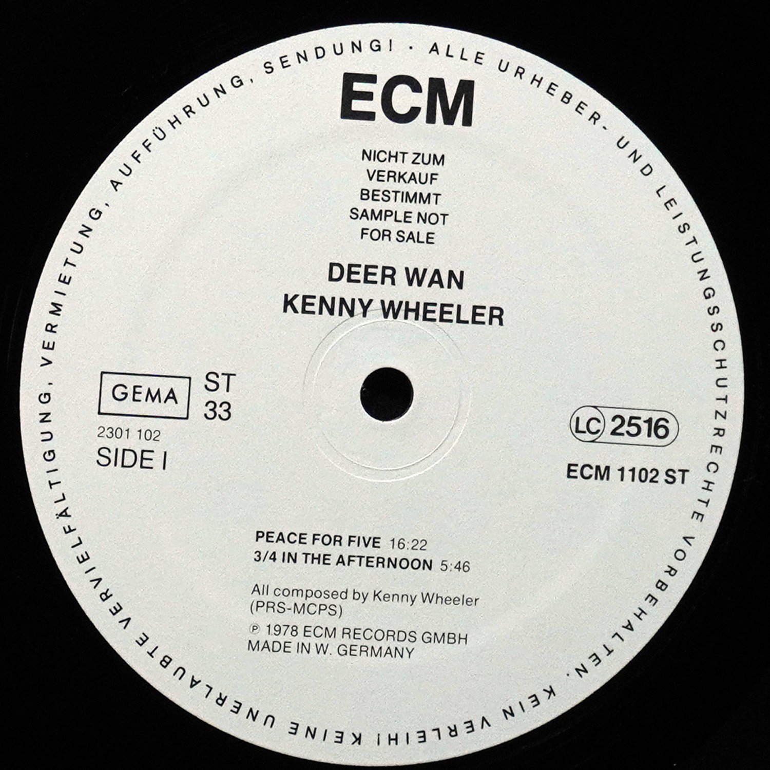 LP Kenny Wheeler — Deer Wan фото 3