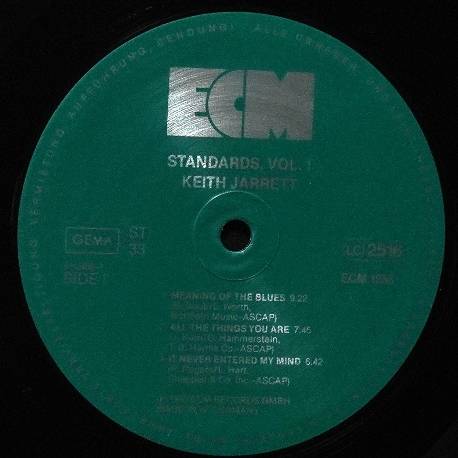LP Keith Jarrett — Standards, Vol. 1 фото 3