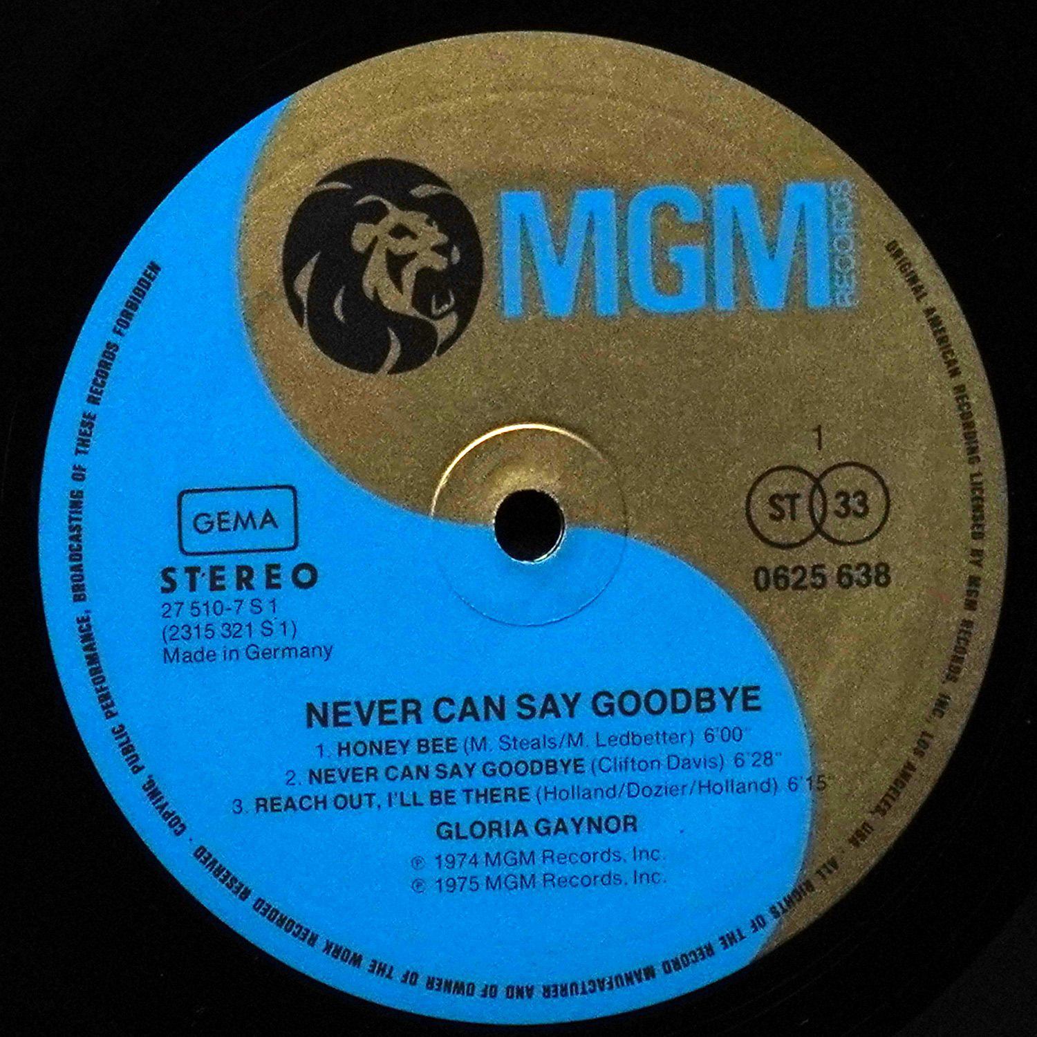LP Gloria Gaynor — Never Can Say Goodbye фото 2