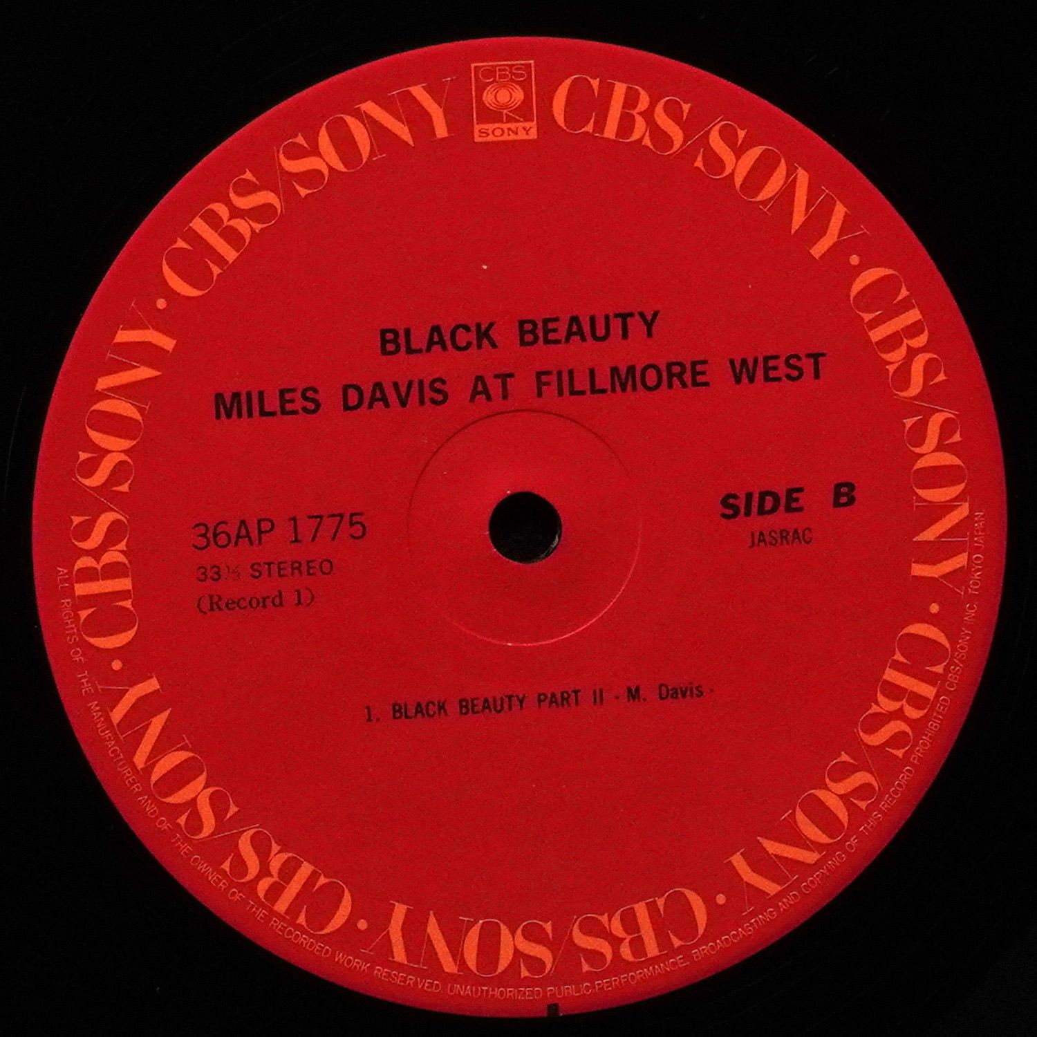LP Miles Davis — Black Beauty / Miles Davis At Fillmore West (2LP) фото 5