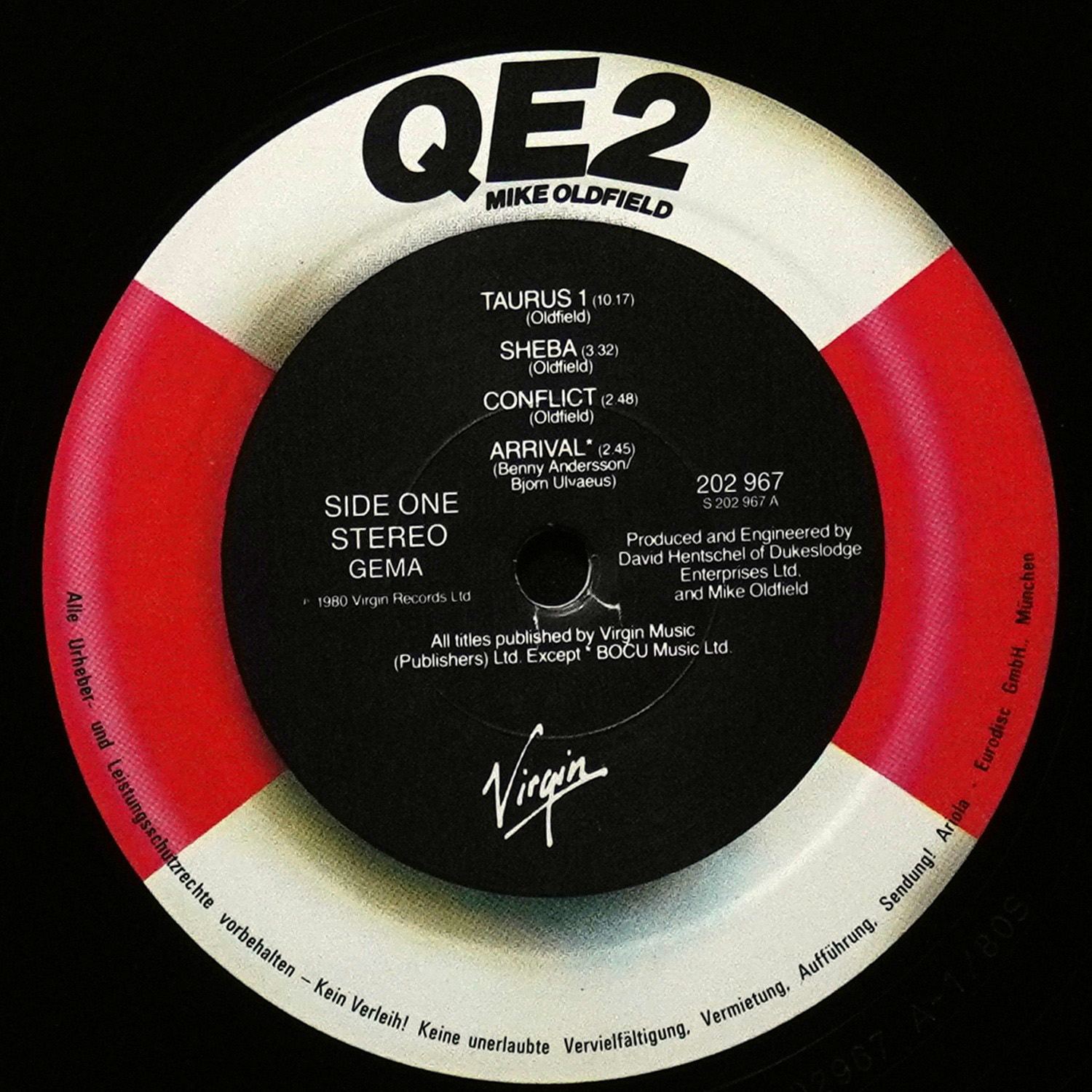 LP Mike Oldfield — QE2 фото 2