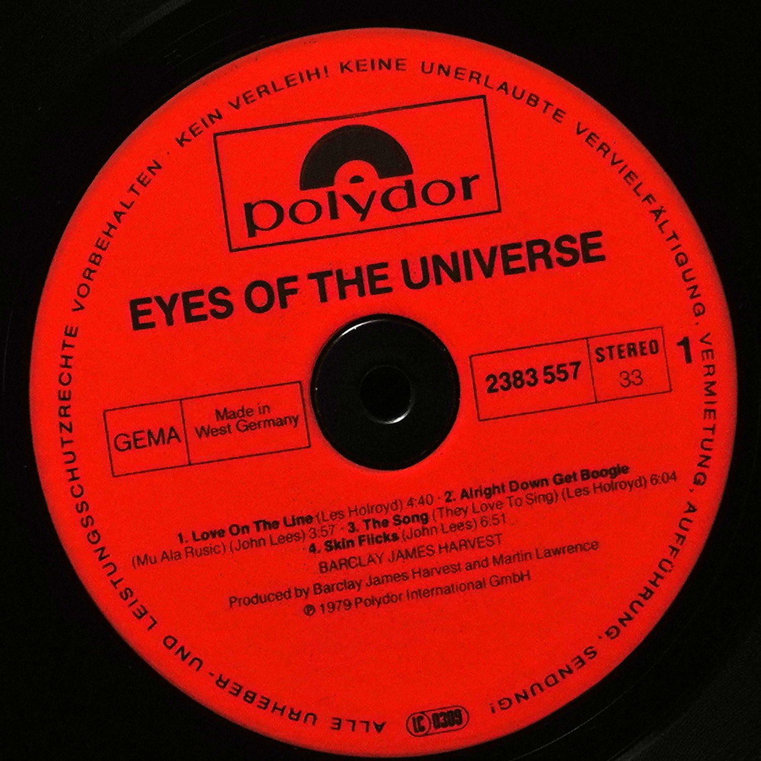 LP Barclay James Harvest — Eyes Of The Universe фото 2