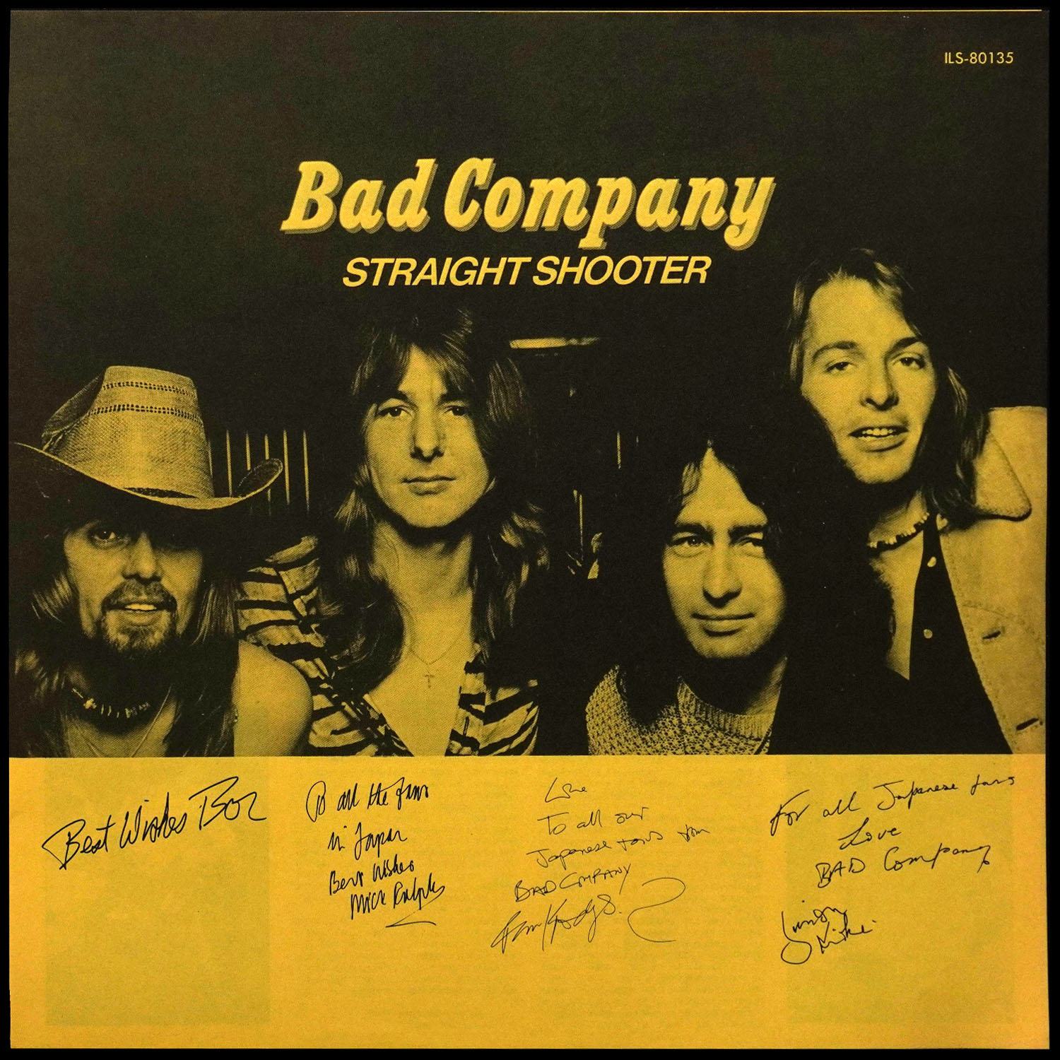 LP Bad Company — Straight Shooter (+ obi) фото 5