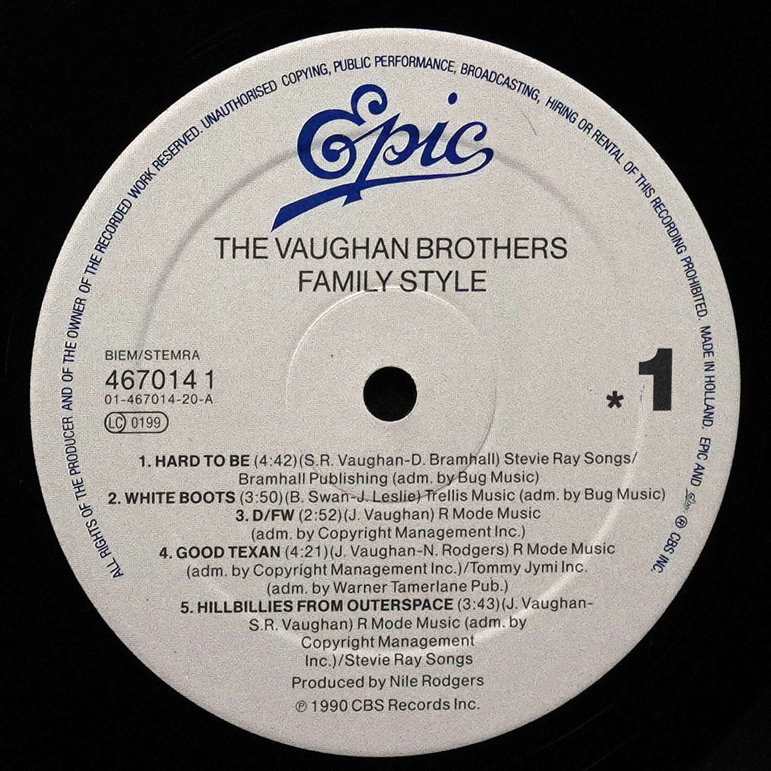 LP Vaughan Brothers — Family Style фото 3