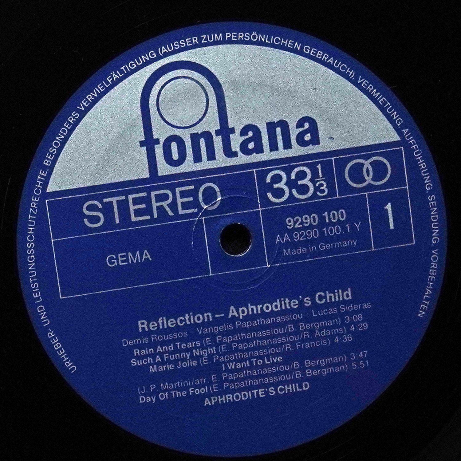 LP Aphrodite's Child — Reflection фото 2