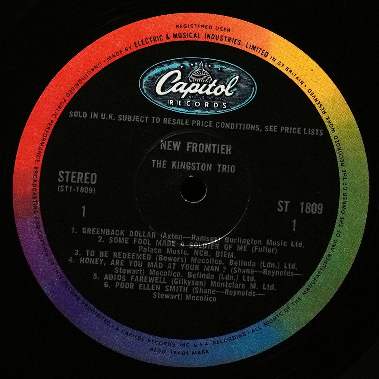 LP Kingston Trio — New Frontier фото 2