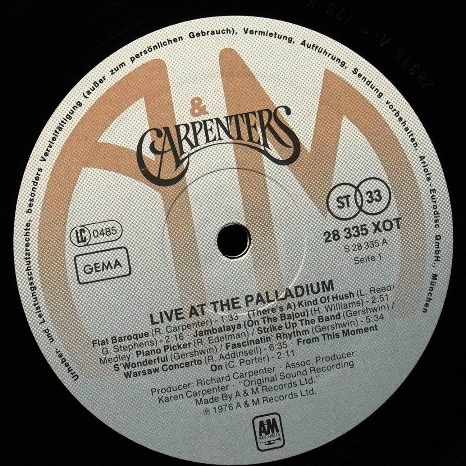 LP Carpenters — Live At the Palladium фото 2