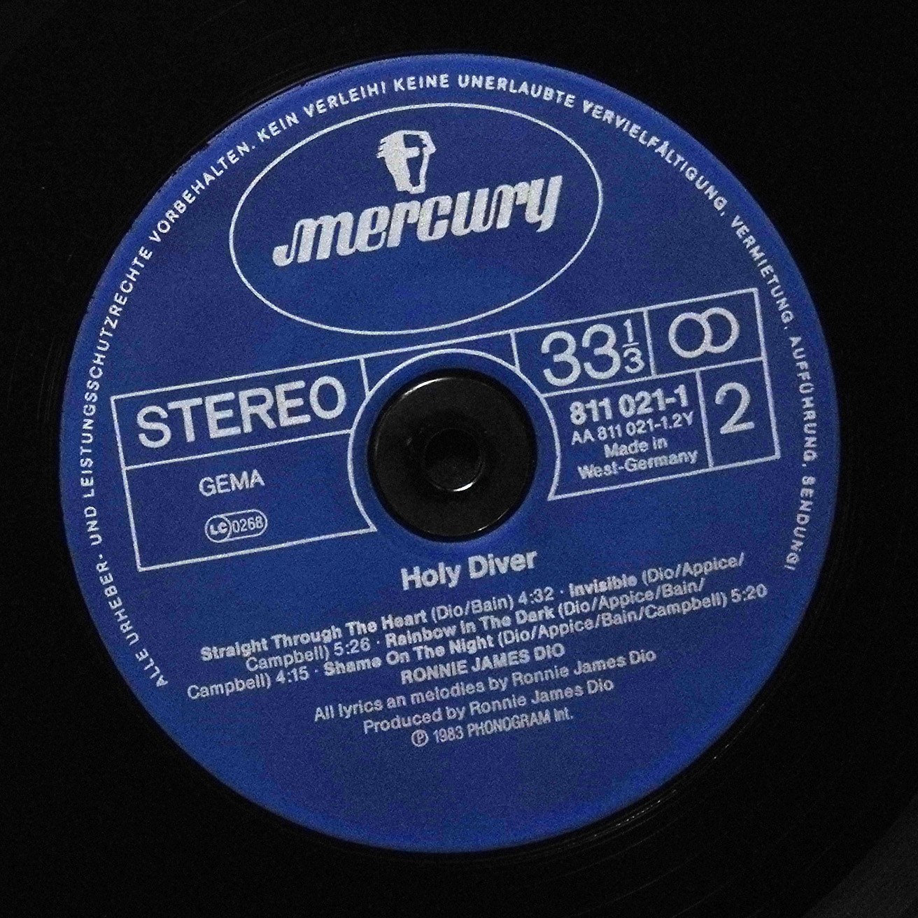 LP Dio — Holy Diver фото 4