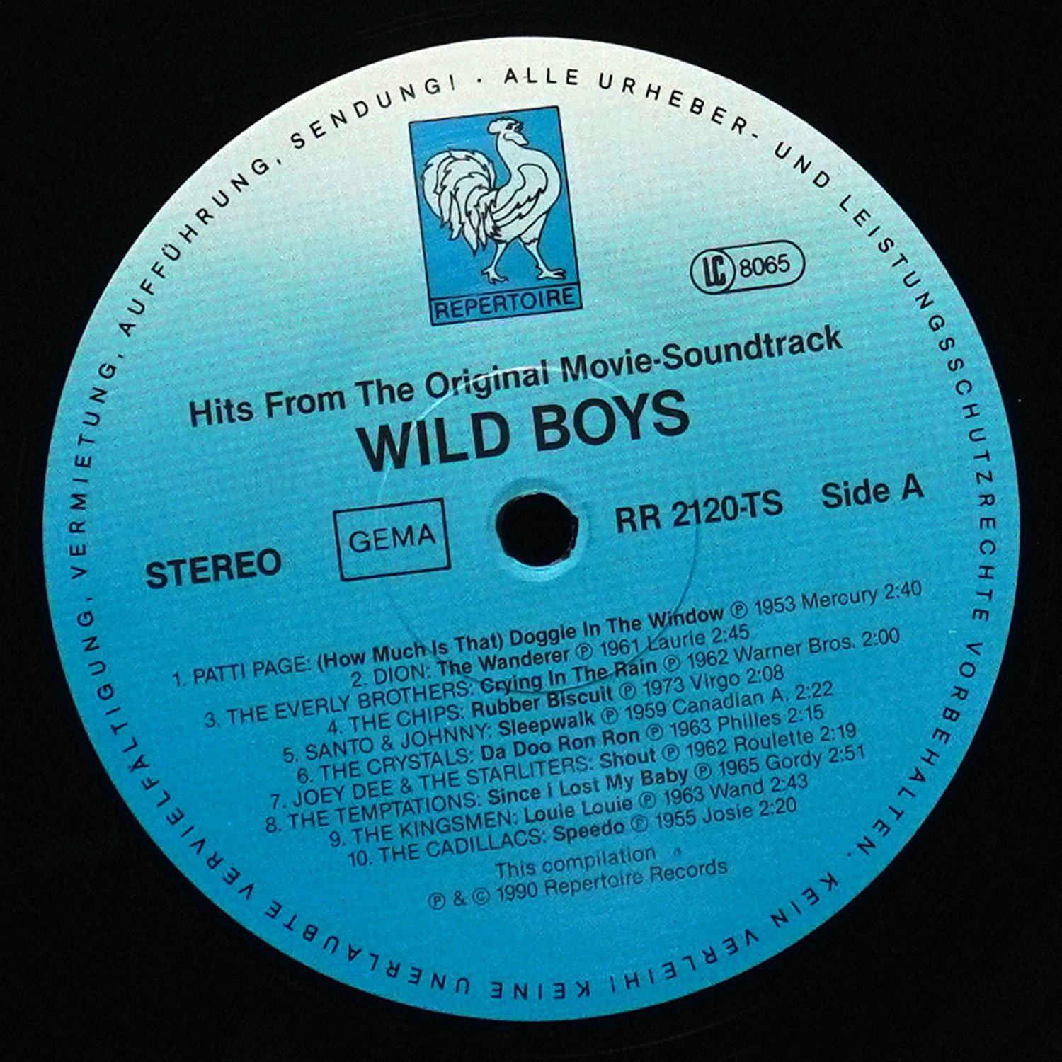 LP V/A — Wild Boys (Coupe De Ville) (Hits From The Original Motion Picture Soundtrack) фото 2