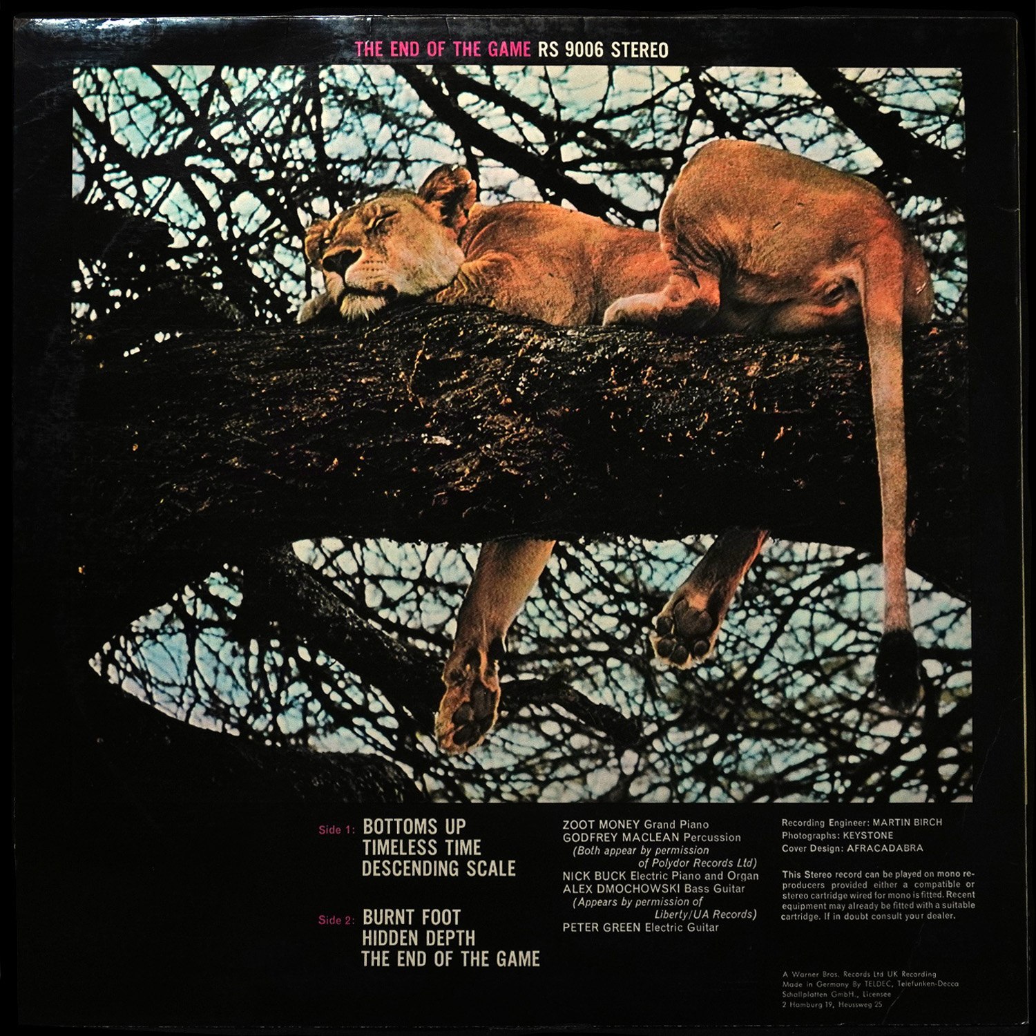 LP Peter Green — End Of The Game фото 2