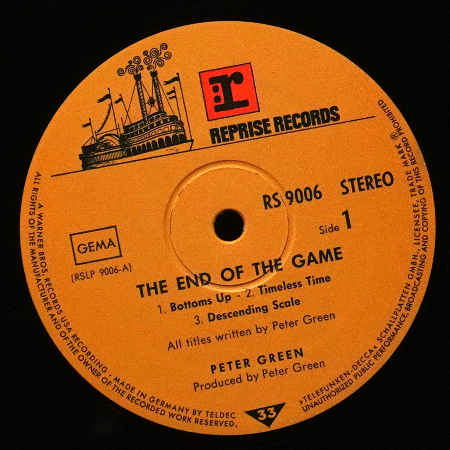 LP Peter Green — End Of The Game фото 3