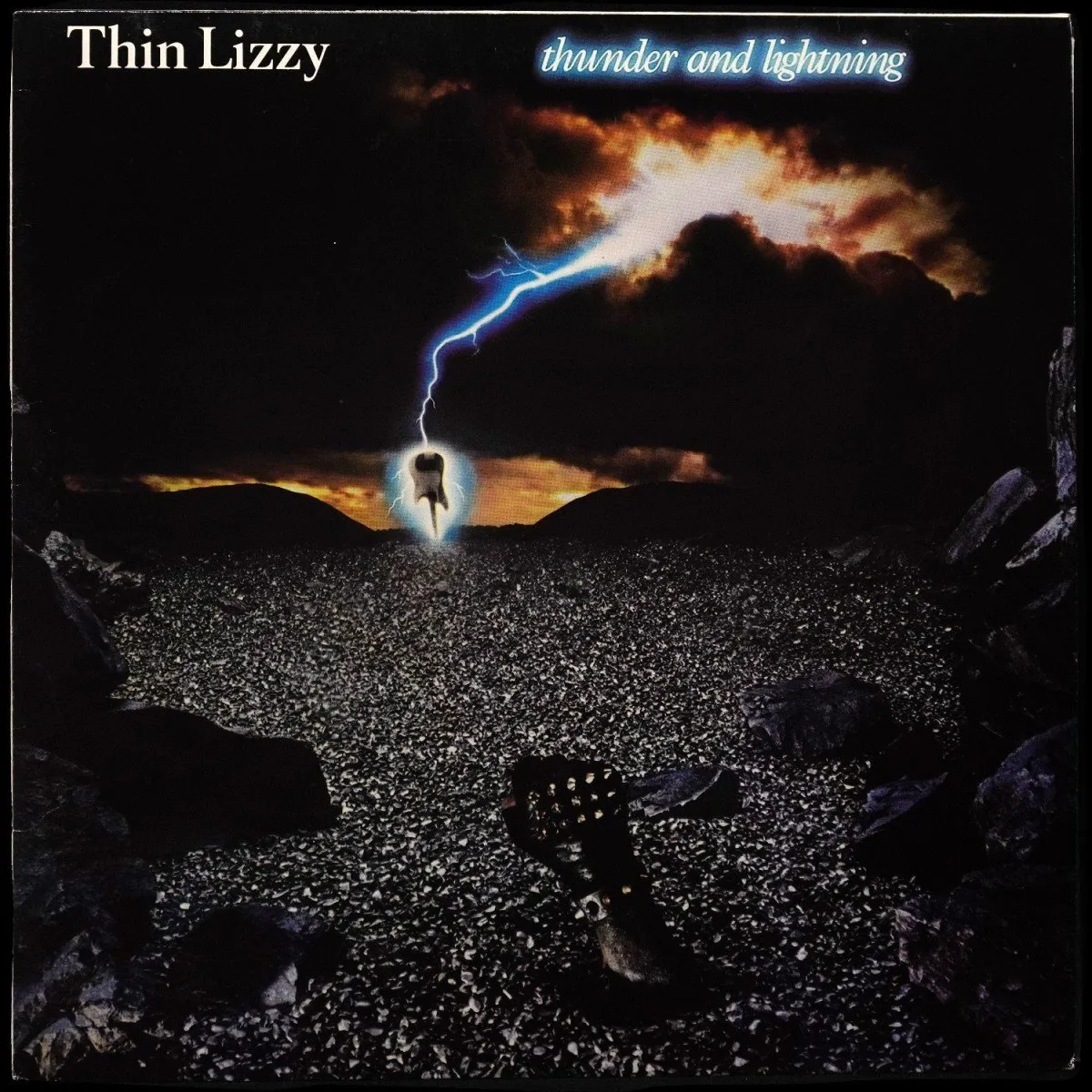 LP Thin Lizzy — Thunder And Lightning фото
