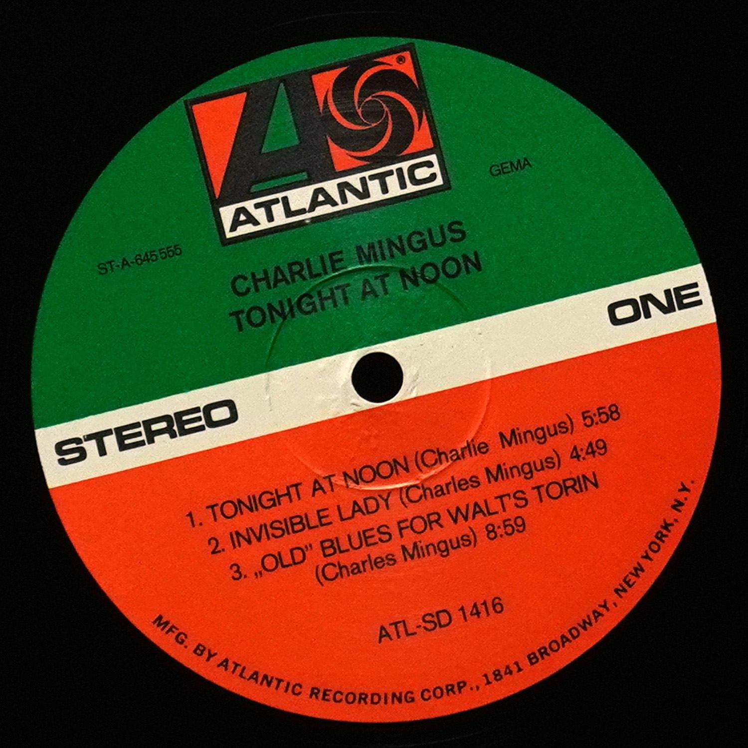 LP Charles Mingus — Tonight At Noon фото 3