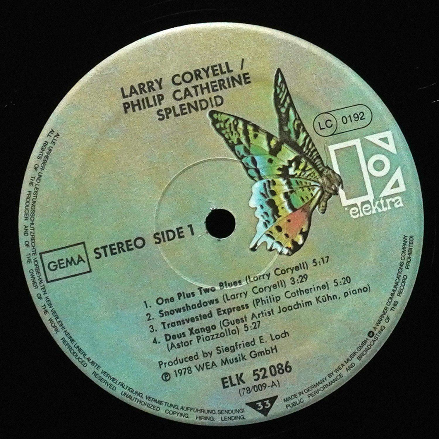 LP Larry Coryell — Splendid фото 2