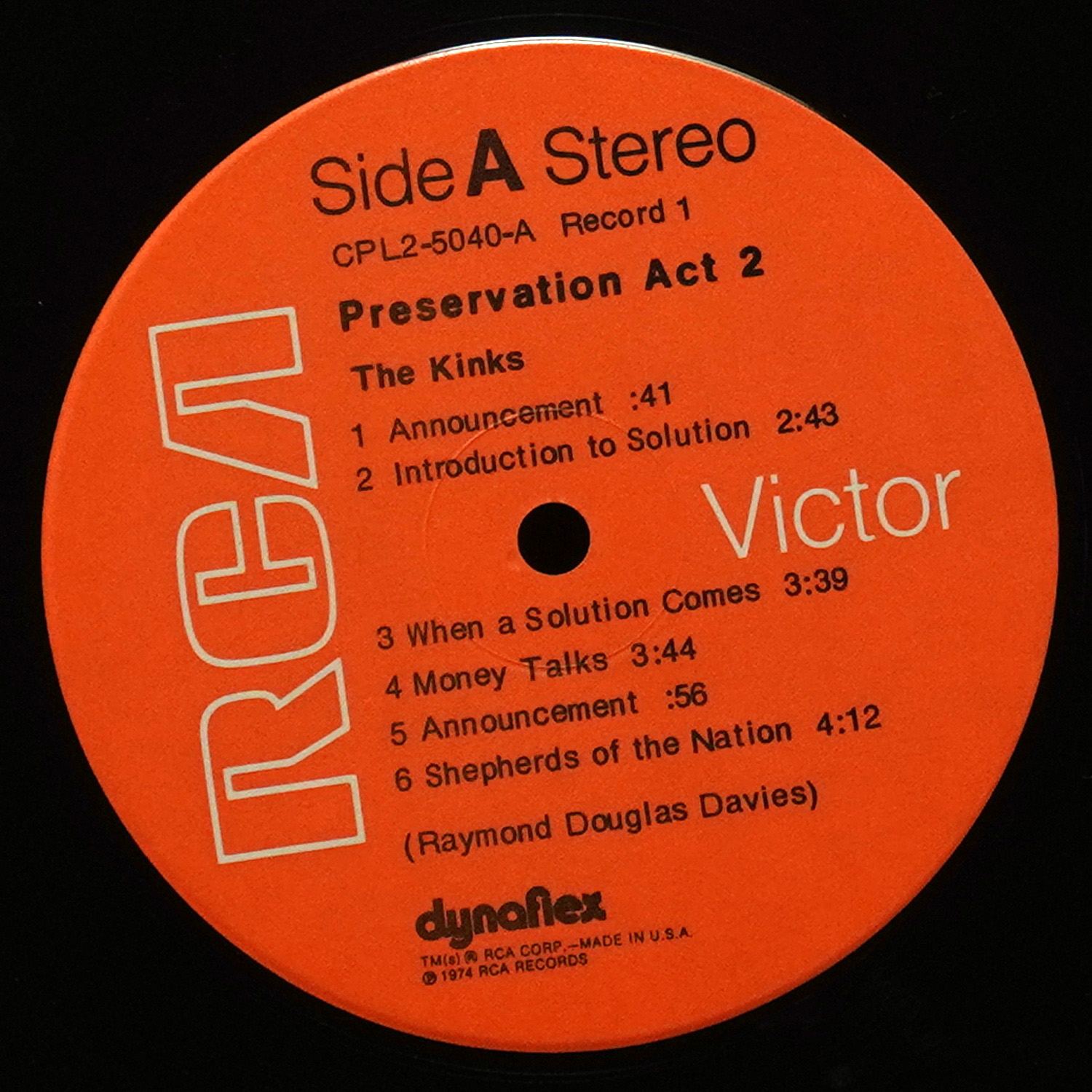 LP Kinks — Preservation Act 2 (2LP) фото 3