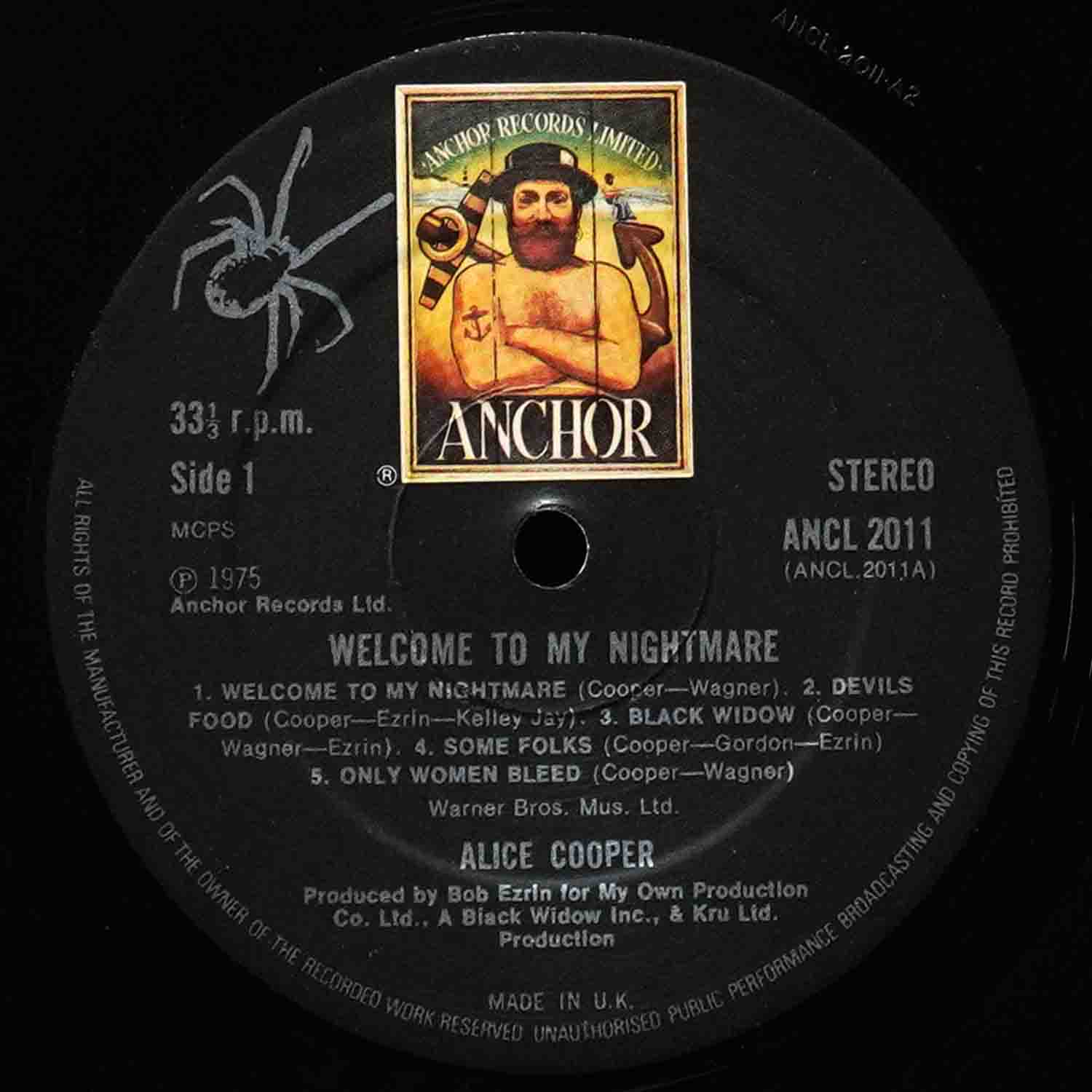 LP Alice Cooper — Welcome To My Nightmare фото 3