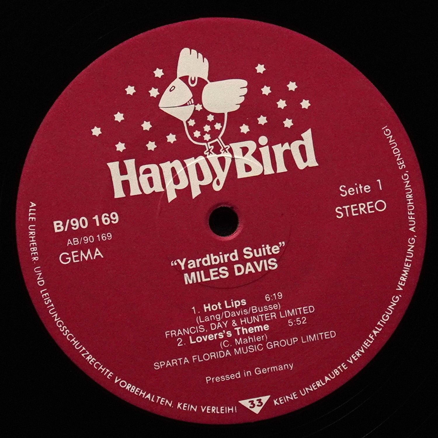 LP Miles Davis — Yardbird Suite фото 3