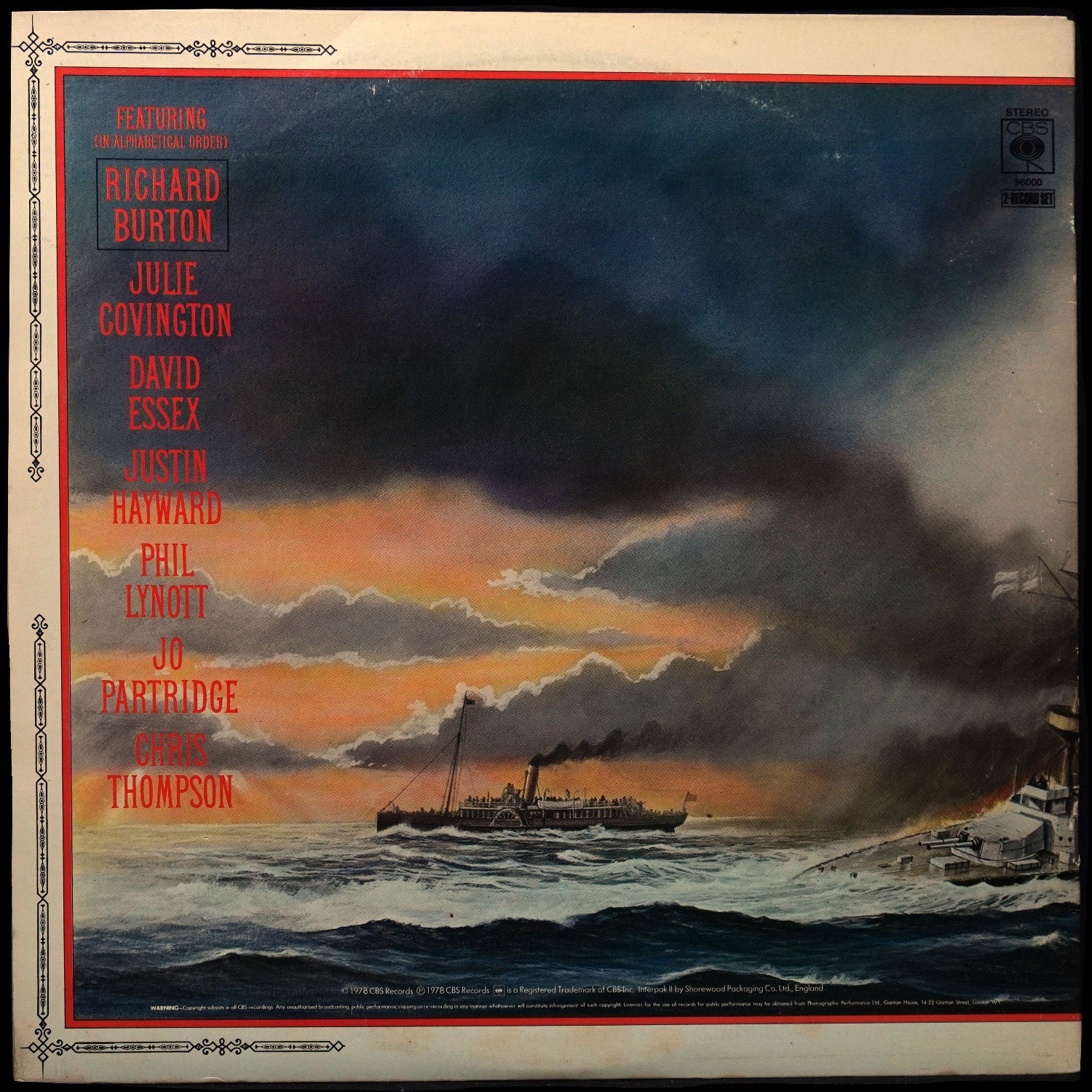 LP Jeff Wayne — Jeff Wayne's Musical Version Of The War Of The Worlds (2LP, + буклет) фото 2
