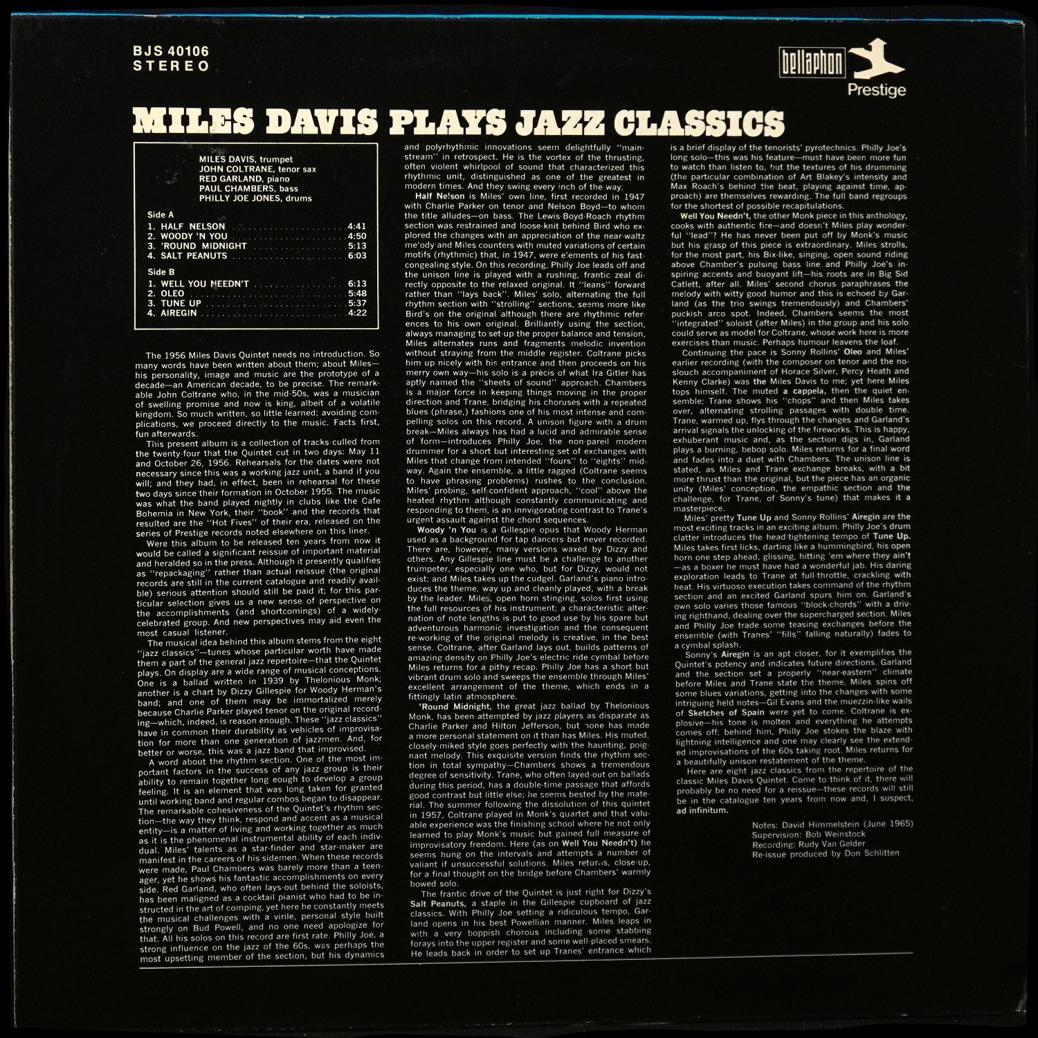 LP Miles Davis — Miles Plays Jazz Classics фото 2