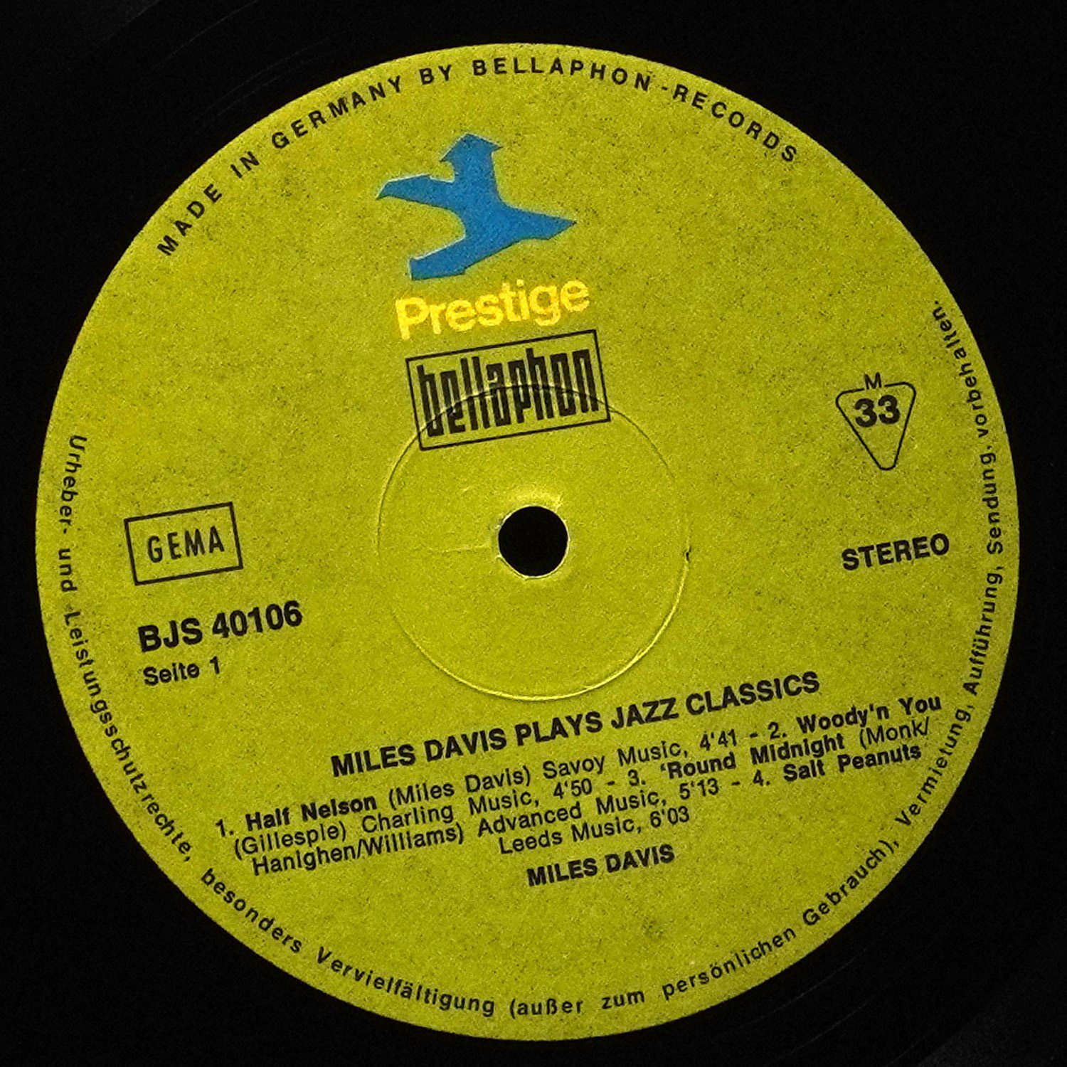 LP Miles Davis — Miles Plays Jazz Classics фото 3