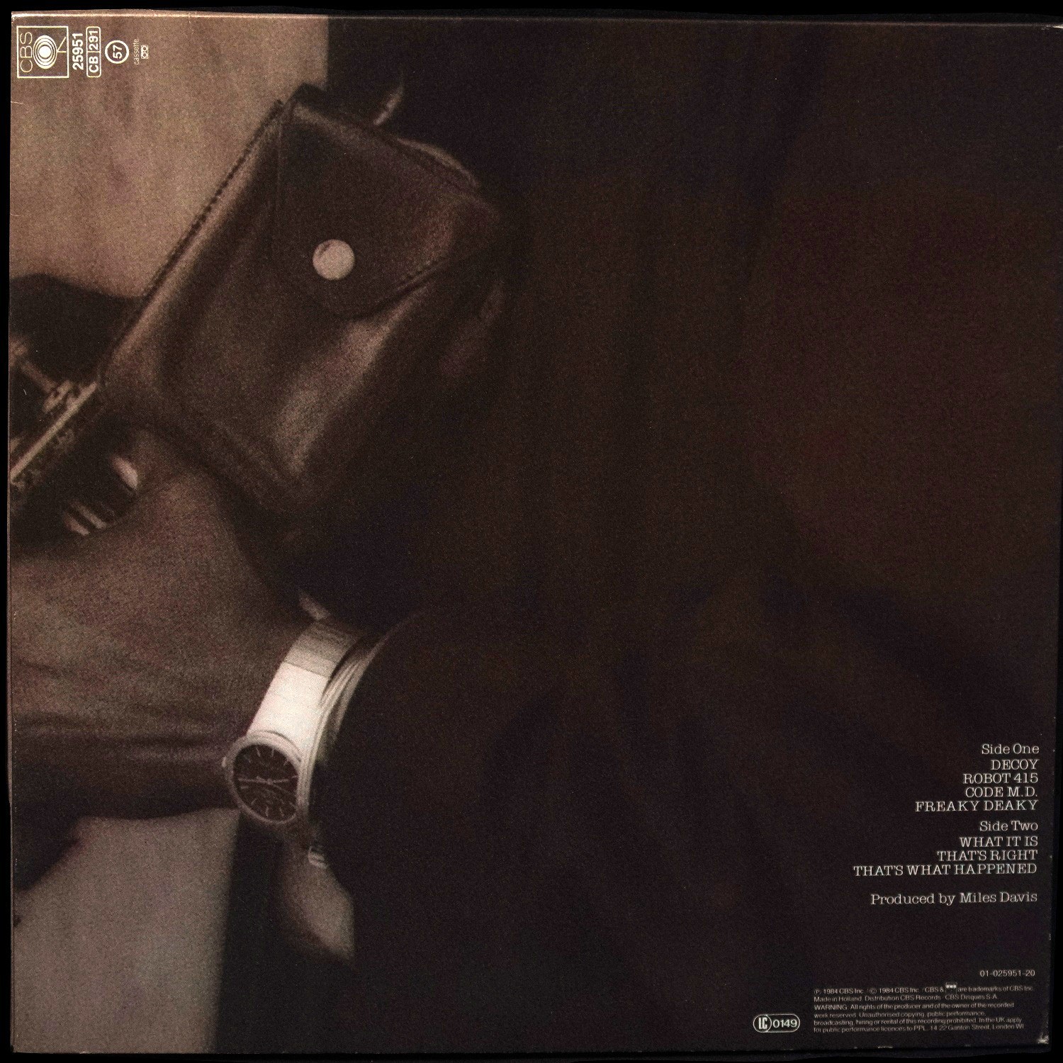 LP Miles Davis — Decoy фото 2