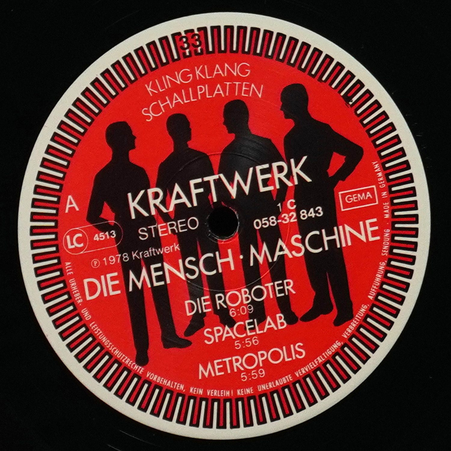 LP Kraftwerk — Die Mensch-Maschine фото 5