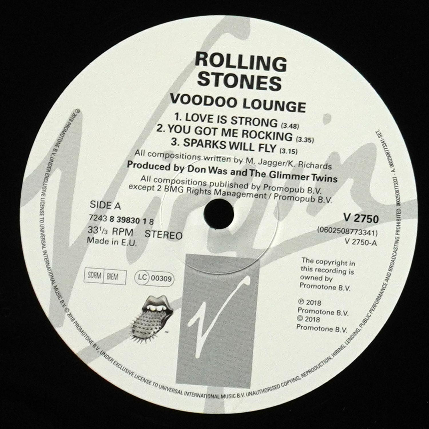 LP Rolling Stones — Voodoo Lounge (2LP) фото 11
