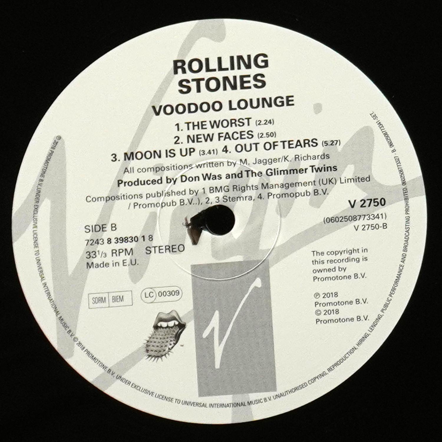 LP Rolling Stones — Voodoo Lounge (2LP) фото 6