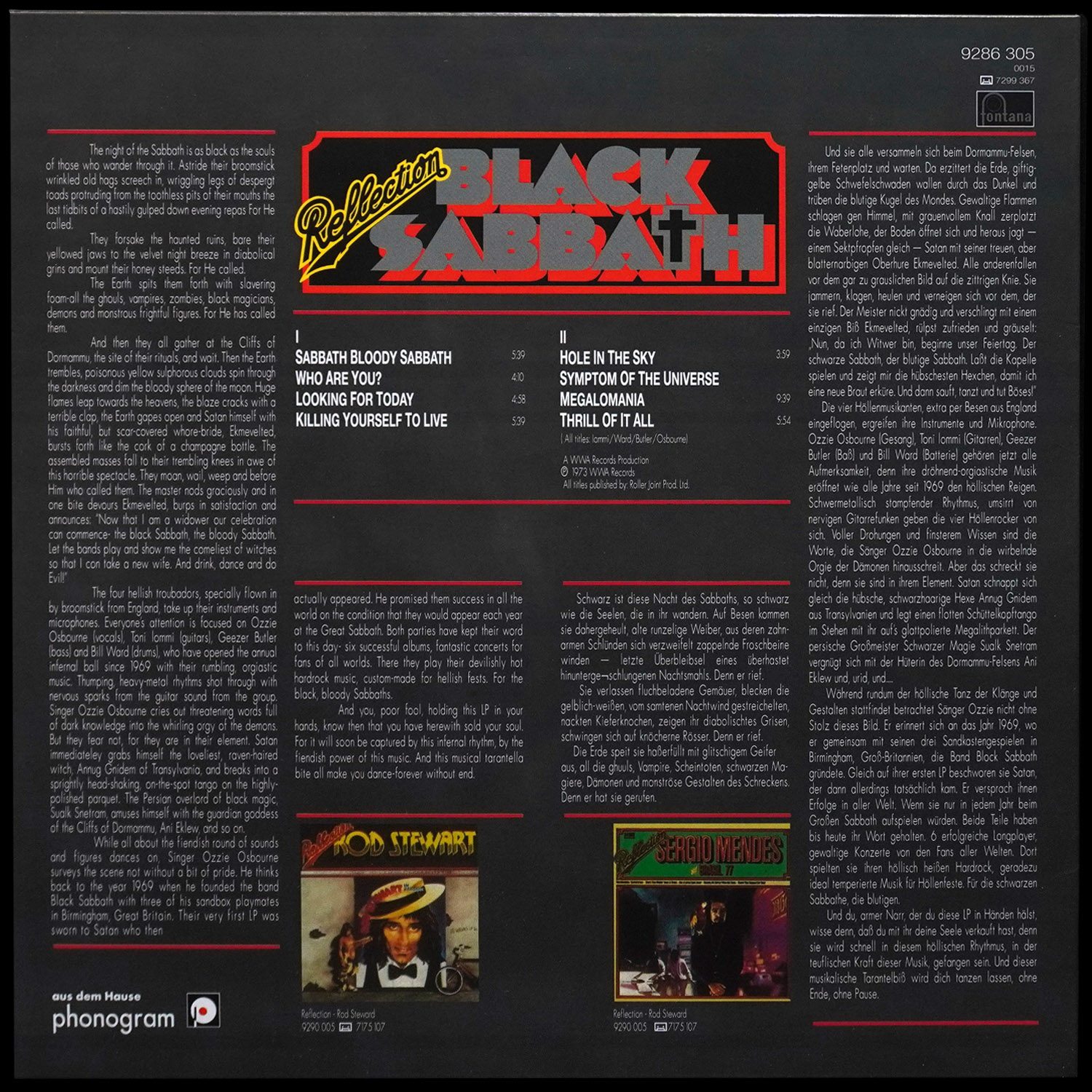 LP Black Sabbath — Reflection фото 2