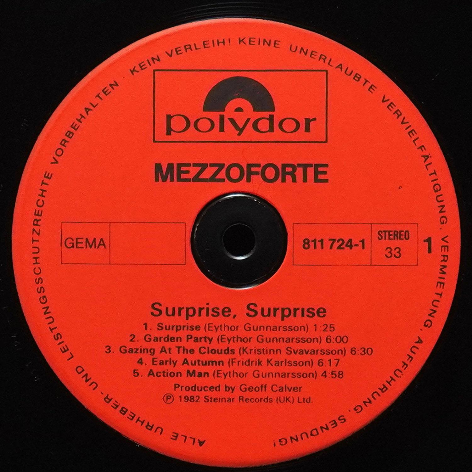 LP Mezzoforte — Surprise Surprise фото 2