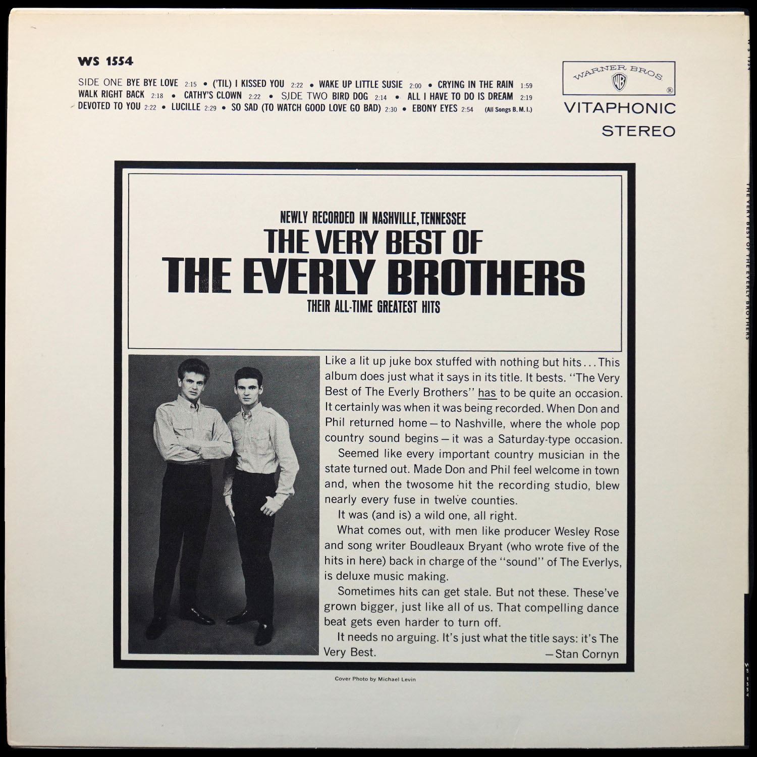 LP Everly Brothers — Very Best Of The Everly Brothers фото 2