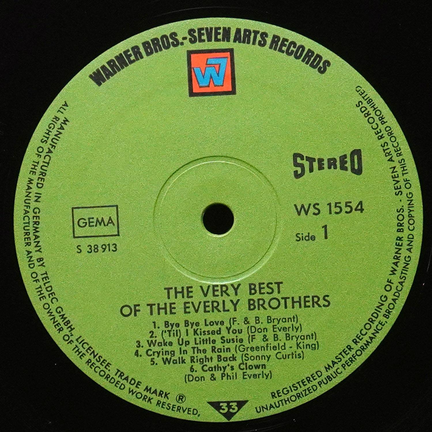 LP Everly Brothers — Very Best Of The Everly Brothers фото 3