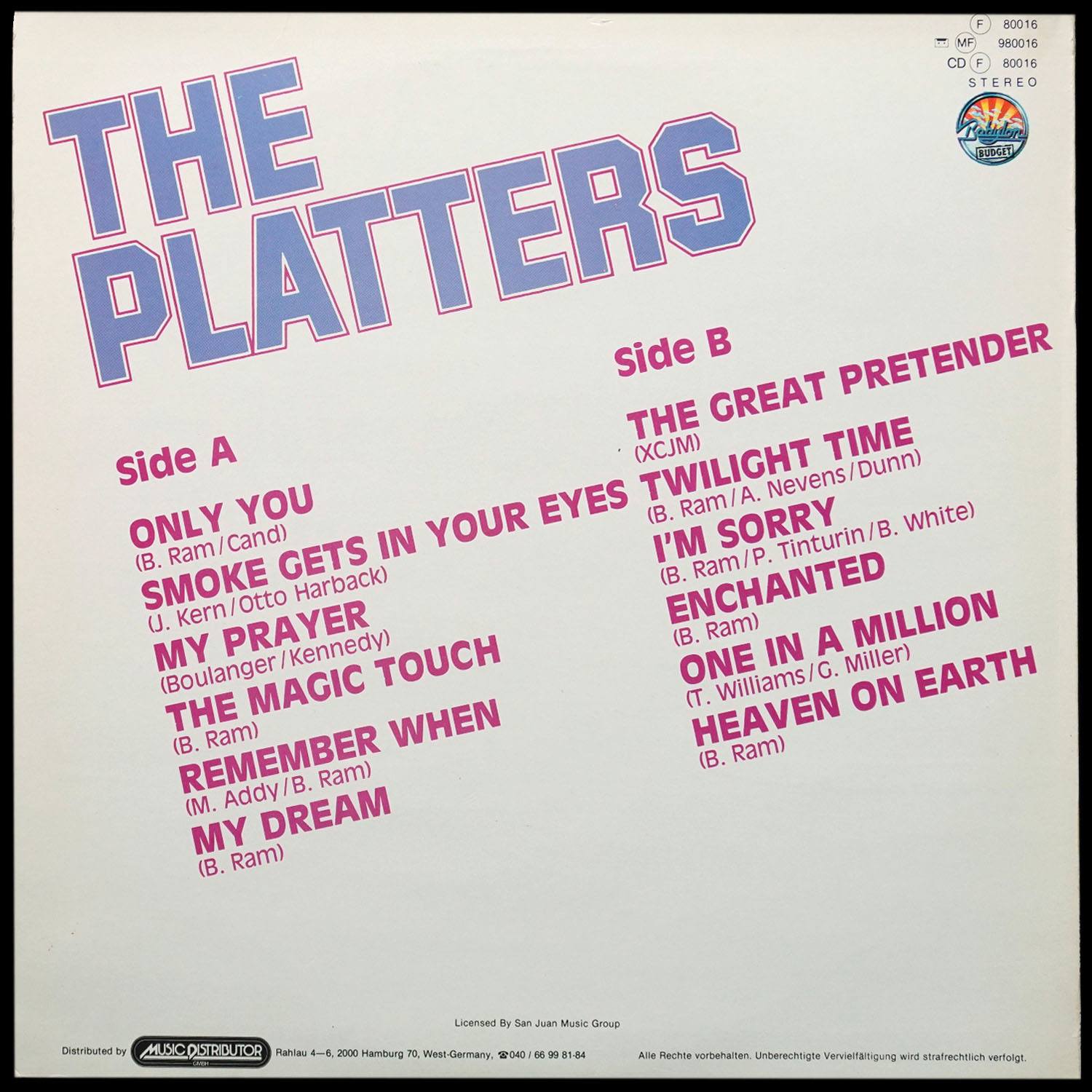 LP Platters — Only You фото 2