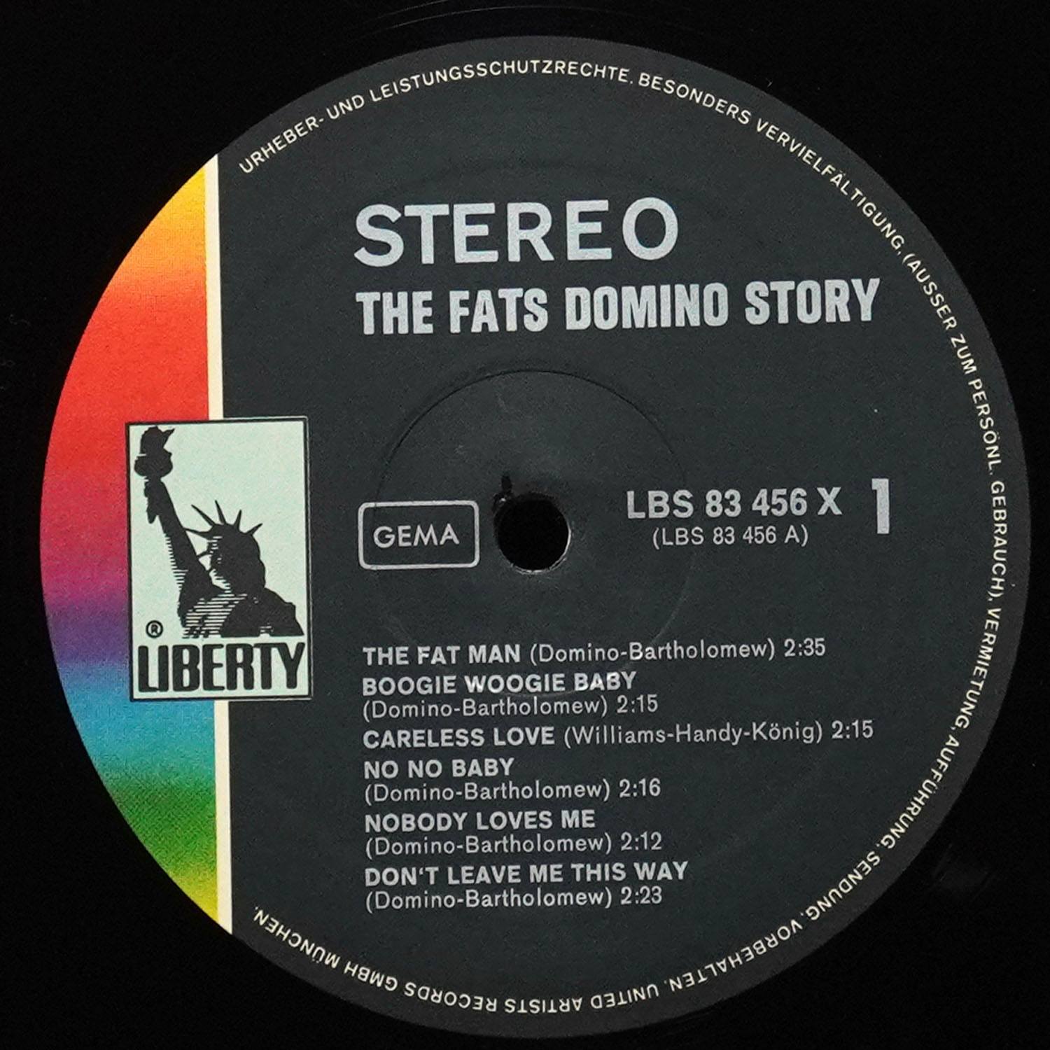 LP Fats Domino — Fats Domino Story (2LP) фото 3