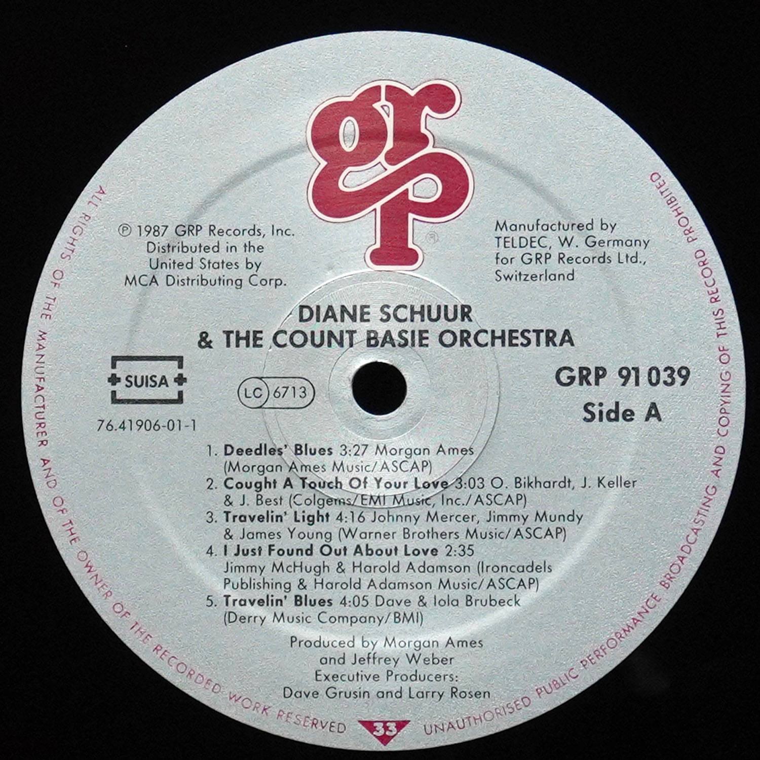 LP Diane Schuur — Diane Schuur And The Count Basie Orchestra фото 2