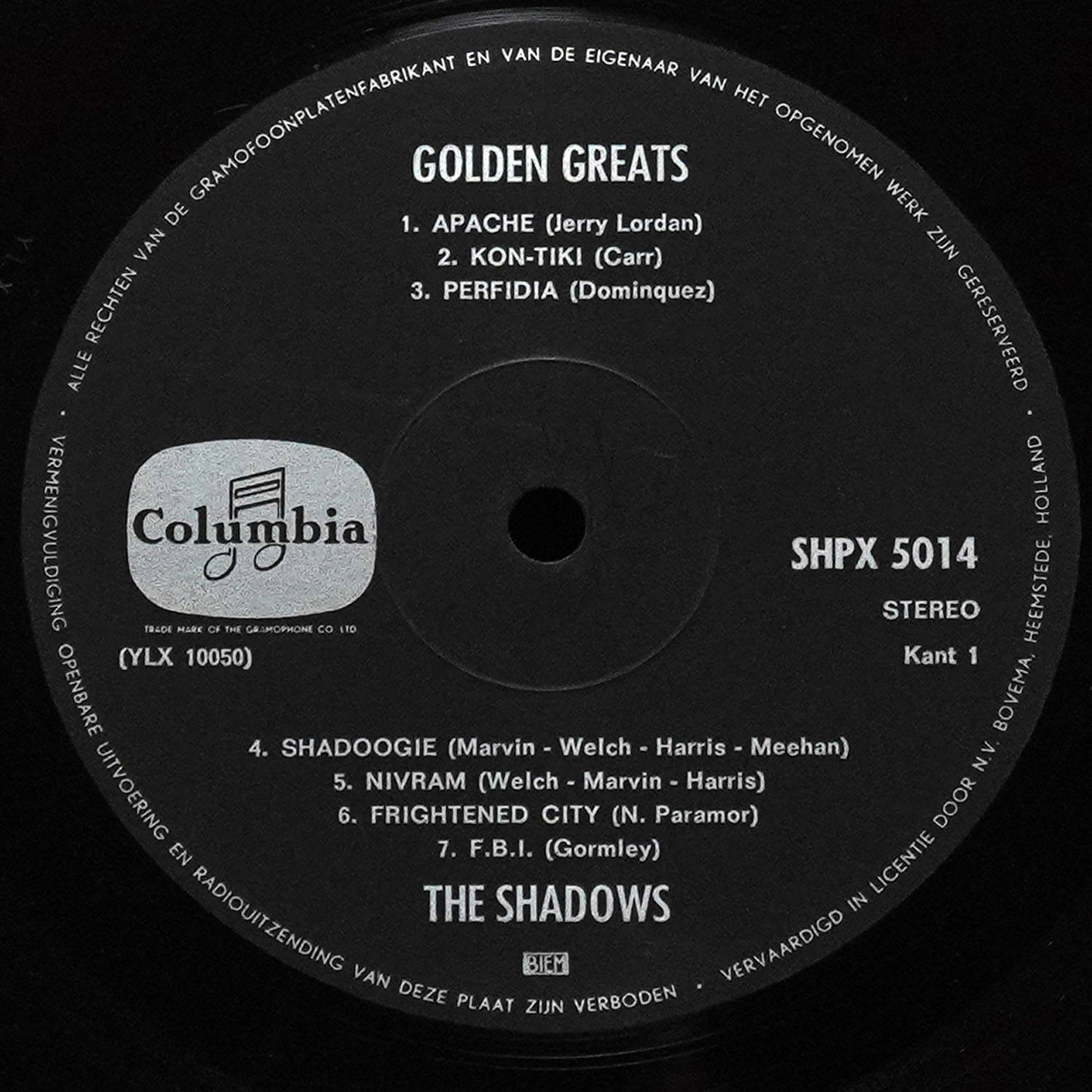 LP Shadows — Golden Greats фото 2