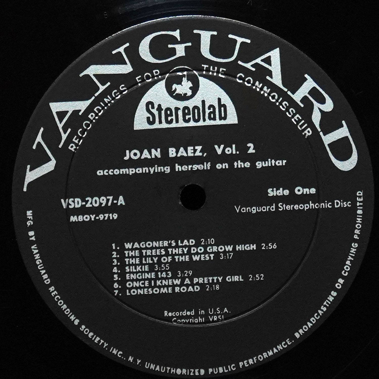 LP Joan Baez — Joan Baez Vol. 2 фото 3
