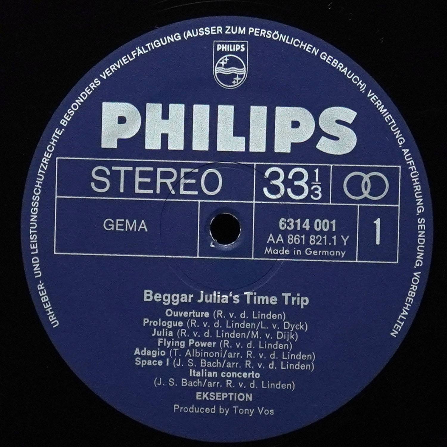 LP Ekseption — Beggar Julia's Time Trip фото 3