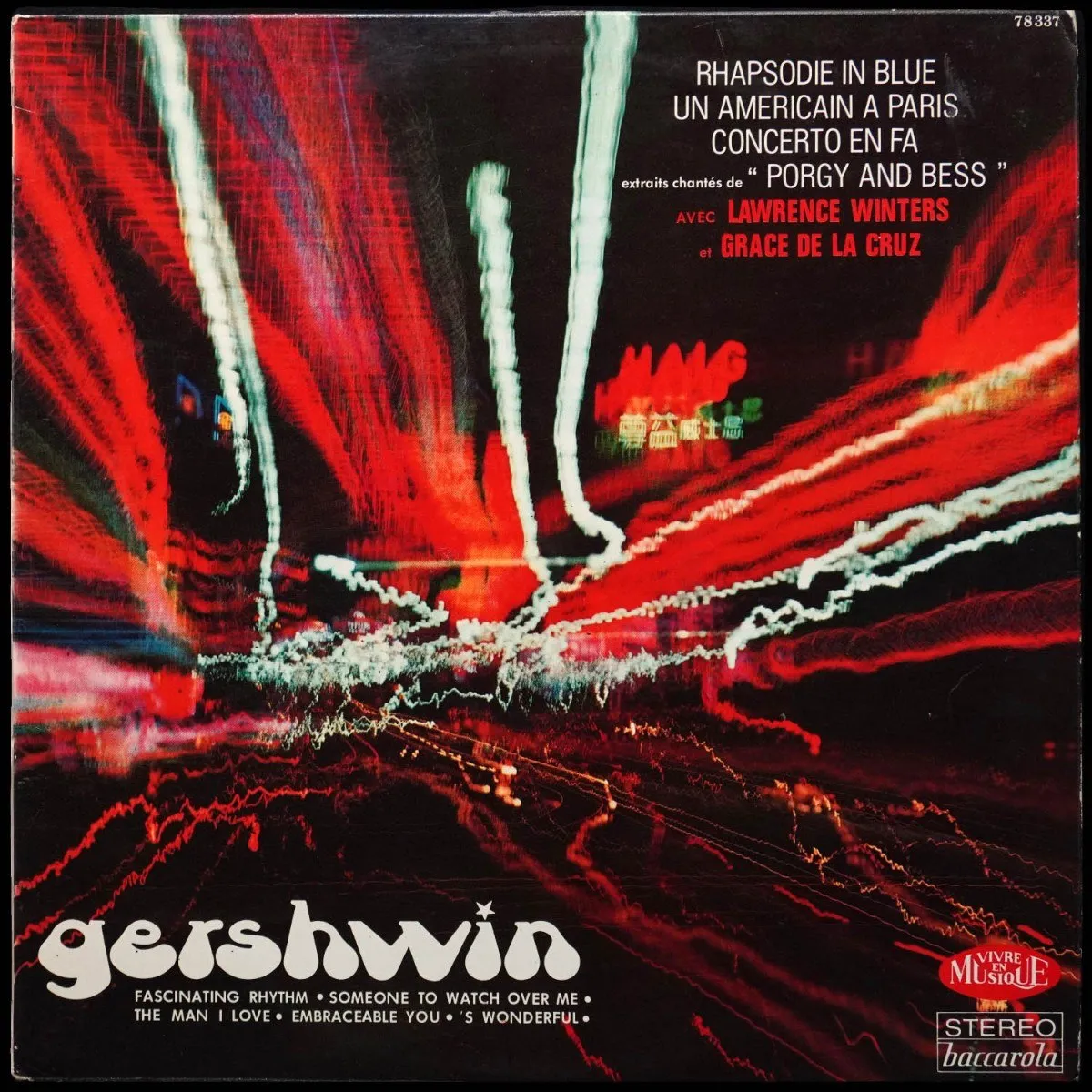 LP Lawrence Winters — Gershwin (2LP) фото