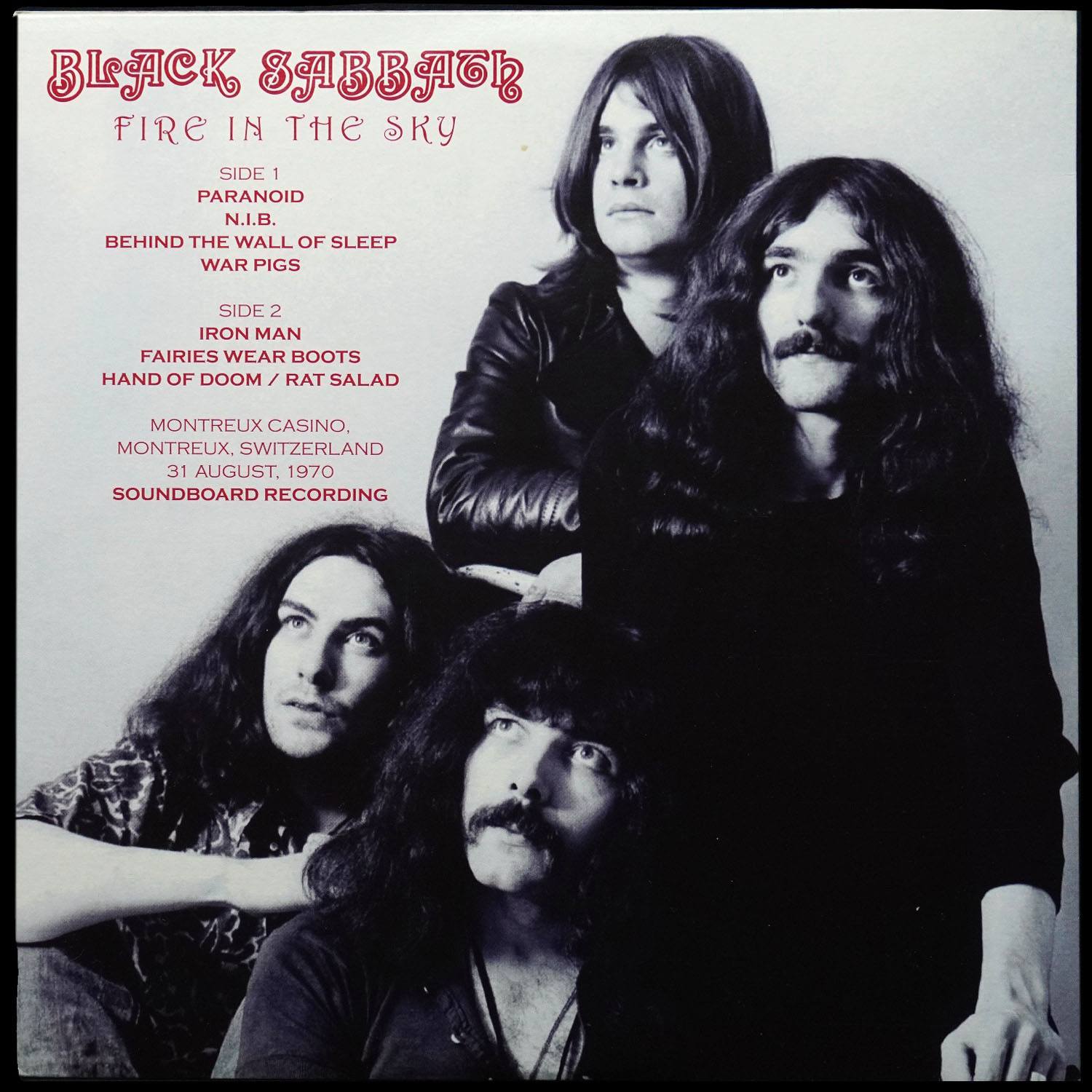LP Black Sabbath — Fire In The Sky фото 2