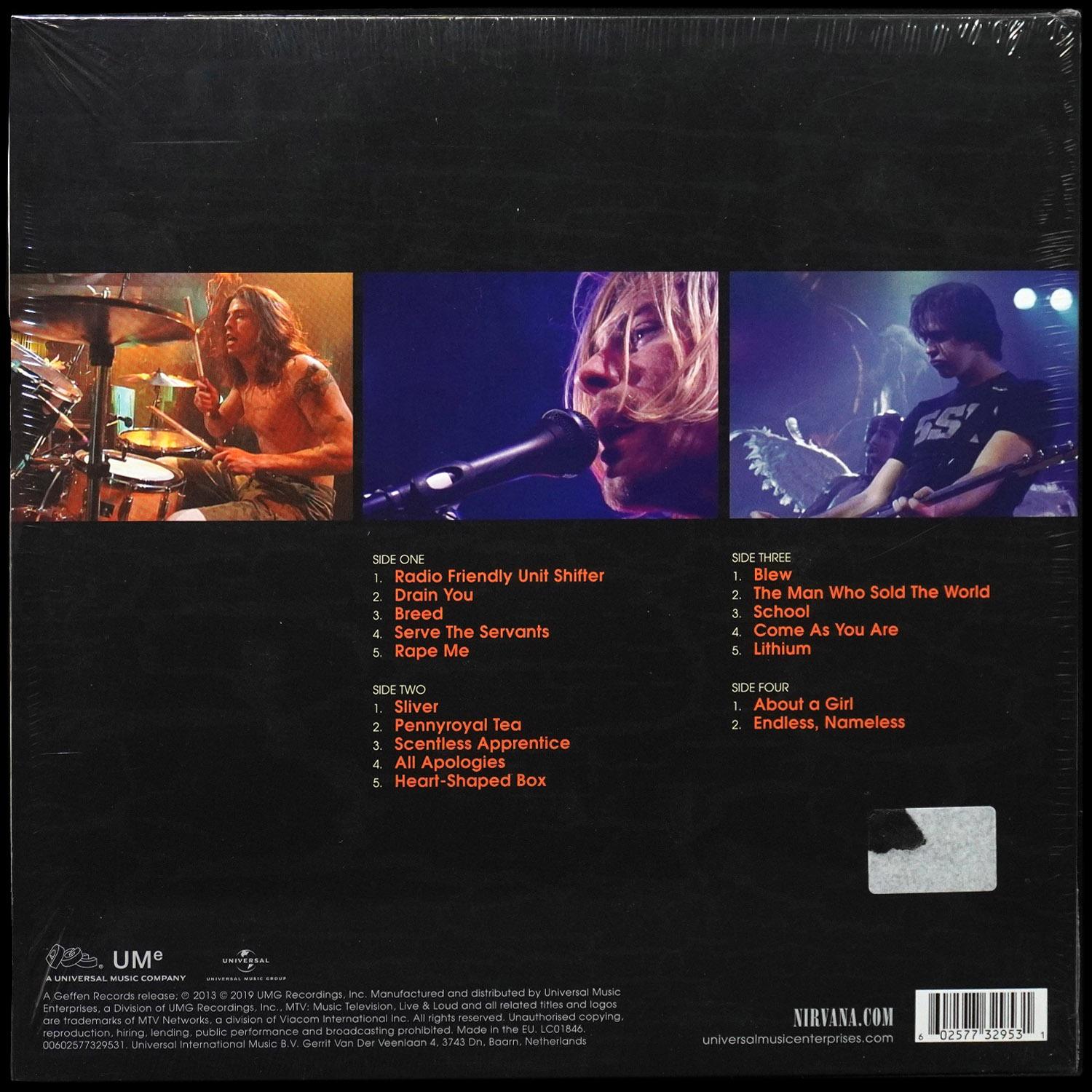LP Nirvana — Live And Loud (2LP) фото 2